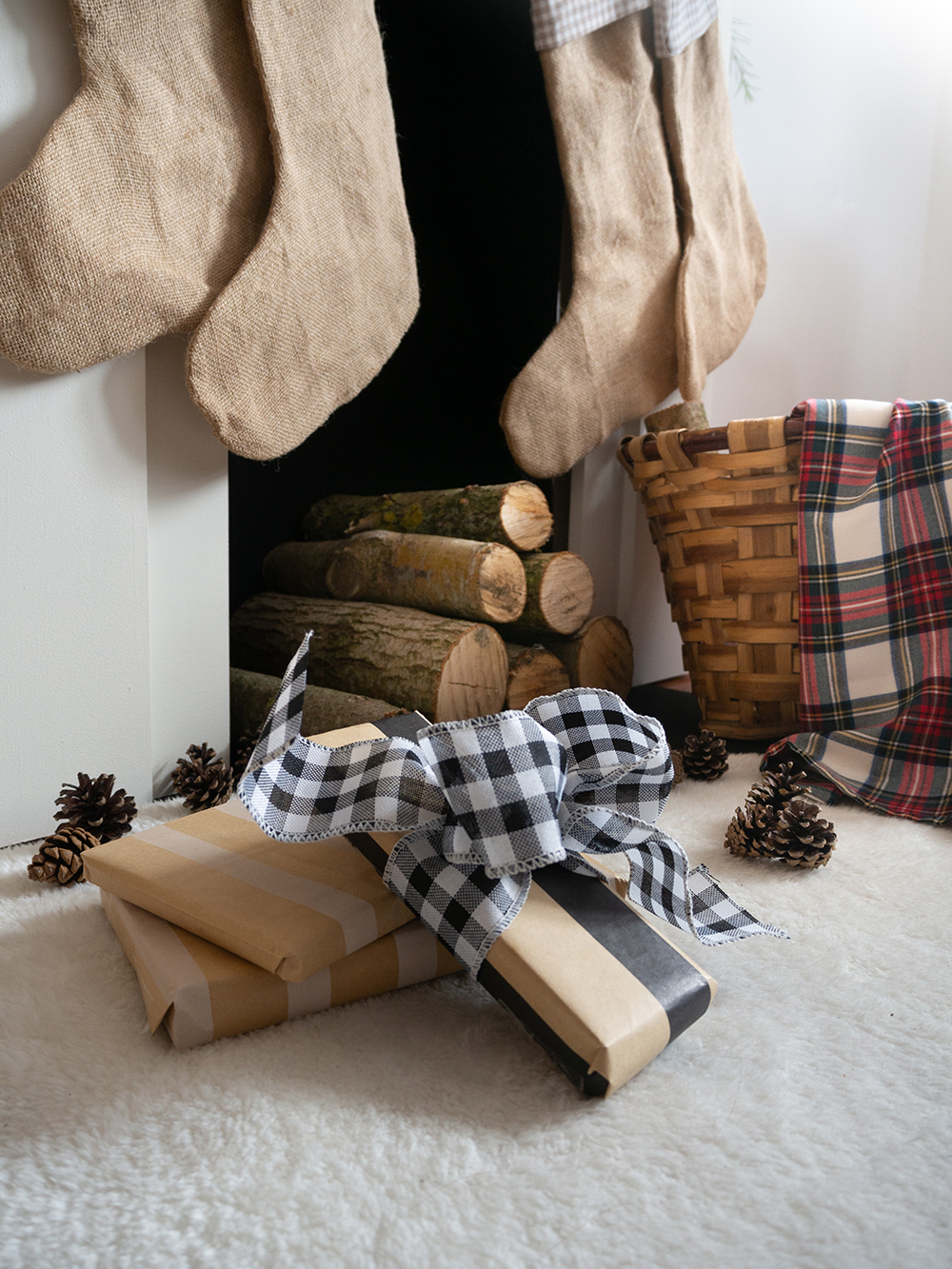 DIY Chimenea navideña de tablero de DM12